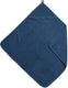 Meyco baby uni badcape - badstof - indigo - 75x75cm