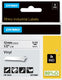 Dymo rhino industriële vinyl labels | 12 mm x 5,5 m | zwarte afdruk op wit | zelfklevende labels voor rhino labelmanager labelprinters