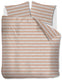 Vtwonen - bold stripe dekbedovertrek - lits-jumeaux - 240x200 220cm - pastelroze
