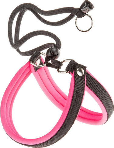 Ferplast hondentuigje agila fluo-2 32 tot 50 cm nylon roze zwart