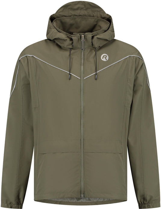 Rogelli commuter essential regenpak - waterdicht - legergroen - m