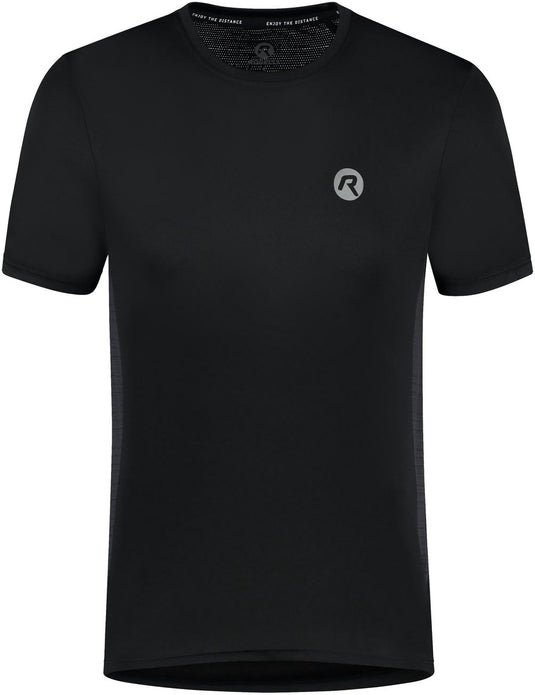 Rogelli core hardloopshirt heren - sportshirt korte mouwen - zwart - maat 3xl