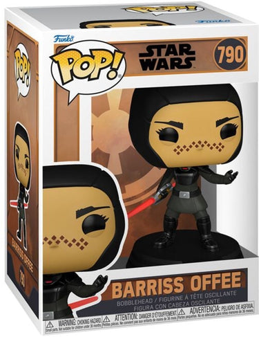 Funko star wars barriss offee vinylfiguur 790 unisex pop! - neutraal - standard