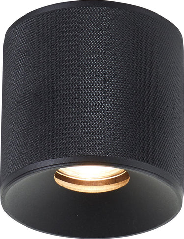 Brilliant marty - plafondlamp - led gu10 - zwart