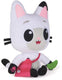 Gabby's poppenhuis gabby’s poppenhuis de film – miauw-mazende interactieve pandy paws knuffel met 3 accessoires afneembare tas