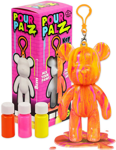 Gear2play pour palz mini paint bear sleutelhanger - gietverfset