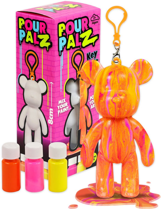 Gear2play pour palz mini paint bear sleutelhanger - gietverfset