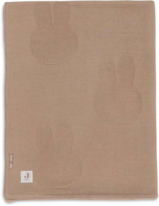 Jollein baby deken ledikant - 100x150cm - miffy - biscuit velvet
