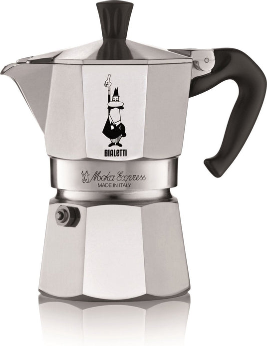 Bialetti moka express - percolator - 2 kops - aluminium