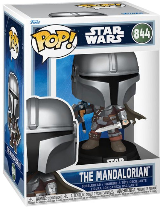 Funko star wars the mandalorian vinylfiguur 844 unisex pop! - neutraal - standard