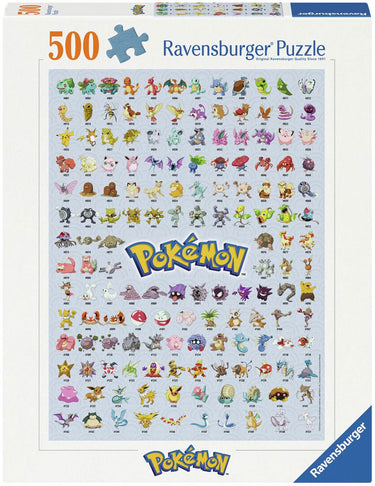 Ravensburger puzzel pokã©mon - legpuzzel - 500 stukjes