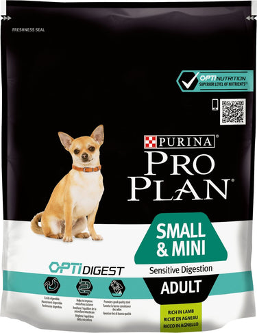 Pro plan proplan - hondenvoer - rijk aan lam - optidigest - gevoelige spijsvertering - voor kleine volwassen honden - 3 kg
