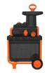Black+decker 2800w fluister hakselaar - begas5800-qs