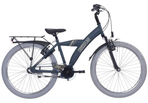 Bikefun kinderfiets 26 bike fun camouflage met shimano nexus 3 - mat donkergroen