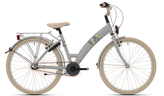 Bikefun kinderfiets 26 lots of love met nexus 3 versnellingen - lichtblauw