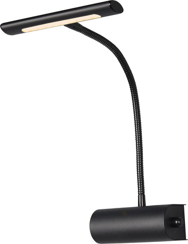 Trio curtis - wandlamp - zwart mat - incl. 1x smd 4 w - schemersensor