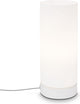 Briloner paipa - tafellamp - wit - glas - metaal - e14 fitting - ø10cm