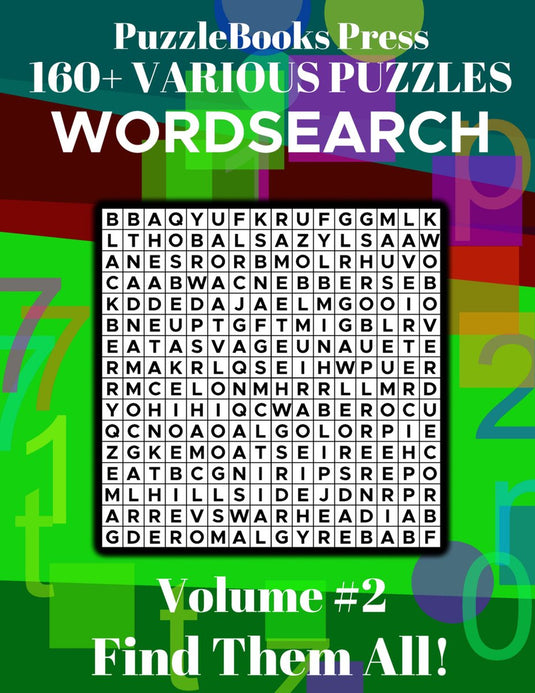 Puzzlebooks press wordsearch 2 - puzzlebooks press wordsearch - volume 2