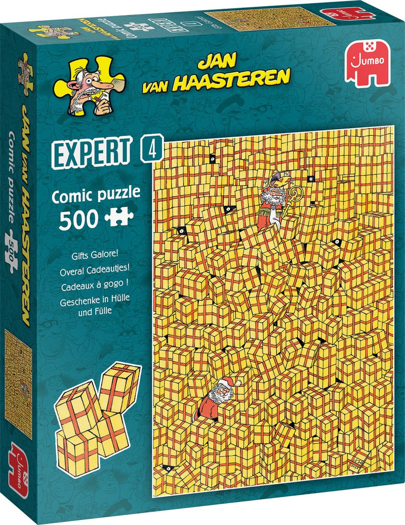 Laden Sie das Bild in Galerie -Viewer, Jan van haasteren legpuzzel - expert 4 overal cadeautjes, 500st.
