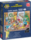 Jumbo puzzel 500 stukjes kerst puzzel jvh kerstkriebels.