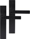 Differnz | tilburg deurkruk | vierkant schild | blind | zwart