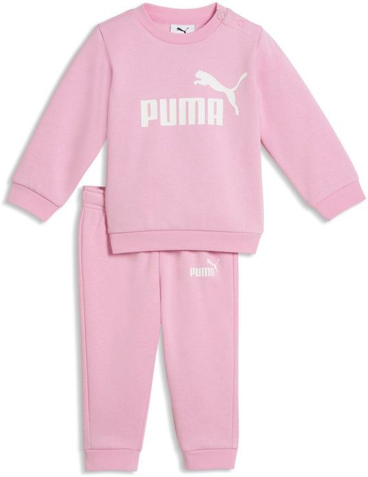 Puma minicats ess crew set fl inf unisex trainingspak - pink shimmer