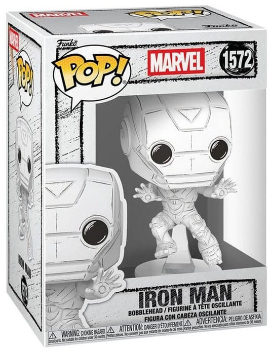 Funko pop! marvel: sketched - iron man