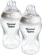 Tommee tippee natural start babyflessen - set van 2 x 340ml baby flessen - medium toevoersnelheid - 3m+