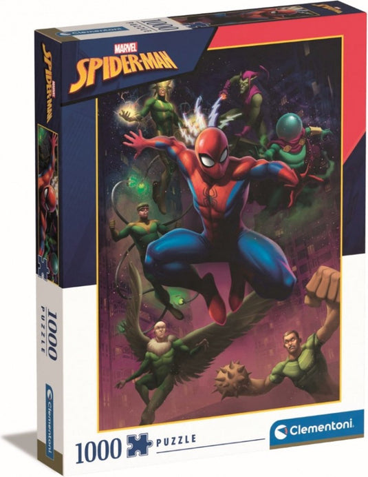 Clementoni legpuzzel marvel spiderman, 1000st.