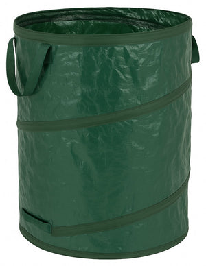 Kinzo tuinafvalzak opvouwbaar 120l – pop-up tuinzak met handgrepen – tuin afvalzak voor bladeren, gft, snoeiafval – stevig kunststof – opvouwbaar – ca. 45x75 cm – compostzak herbruikbaar