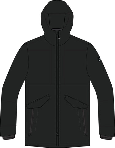 Brunotti nelson heren parka regen jas - zwart - xxl