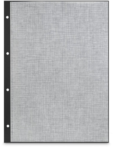 Hama fotokarton met glassine, 23,3 x 31 cm, geperforeerd, 25 vel, zwart