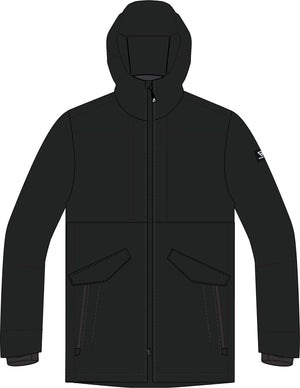 Brunotti nelson heren parka regen jas - zwart - xxl