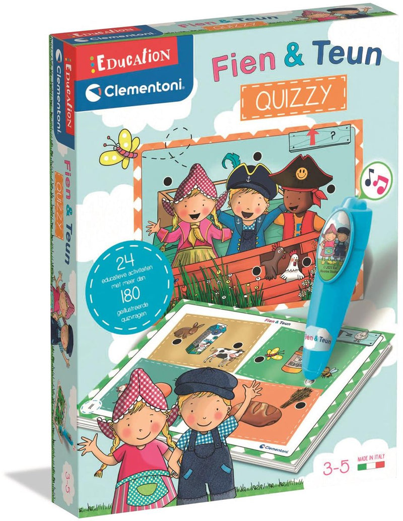Afbeelding laden in galerijviewer, Clementoni education - leerspel fien en teun quizzy
