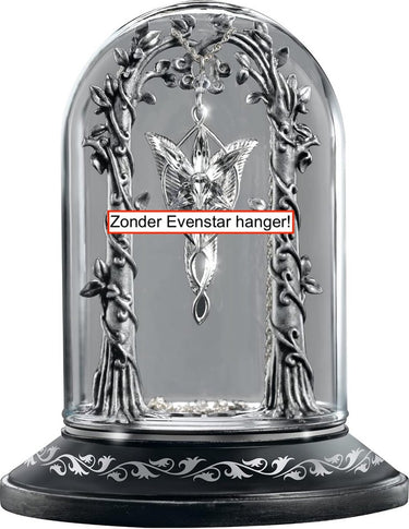 The noble collection lord of the rings: arwen evenstar pendant display