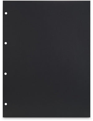 Hama fotokarton, 23,3 x 31 cm, geperforeerd, 25 vel, zwart
