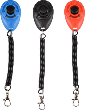 Flamingo - honden clicker flex - assorti - 6 x 4 x 2 cm