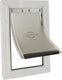 Staywell 620 hondenluik - aluminium - wit