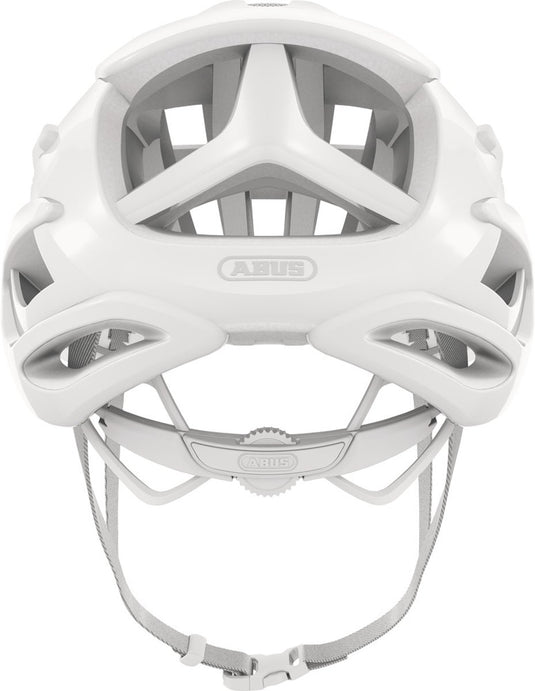Abus fietshelm airbreaker pure white m - 52-58 cm - wit - geschikt voor gebruik op racefietsen - gravelbikes - 210 g