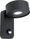 Eglo palosco wandlamp voor buiten - met bewegingssensor - ip44 - zwart
