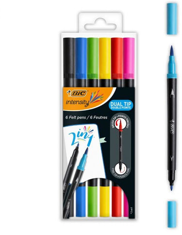 Bic dual viltstiften 989694 kleurenassortiment