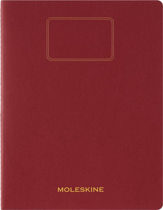 Moleskine schrift student xxl - zachte kraft - gelinieerd - rood