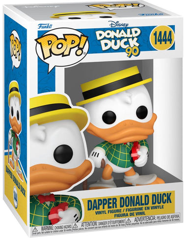 Funko mickey minnie mouse 90th anniversary - dapper donald duck vinyl figuur 1444 pop! meerkleurig