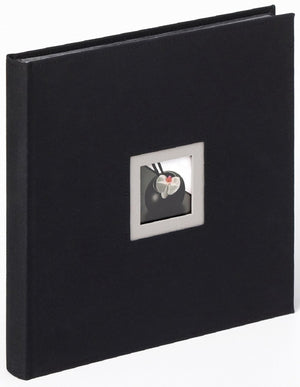 Walther fa-217-b black white - design album - formaat 30 x 30 cm - zwart