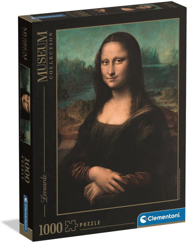 Clementoni - puzzel - 1000 stukjes - mona lisa (leonardo da vinci) - puzzel voor volwassenen