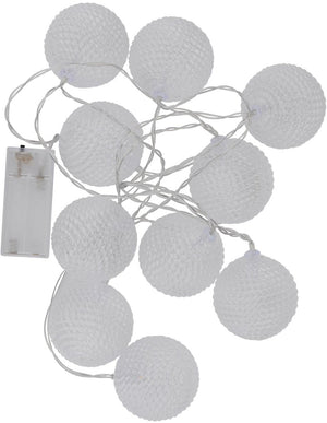 Snoer met 10 led-bolletjes
