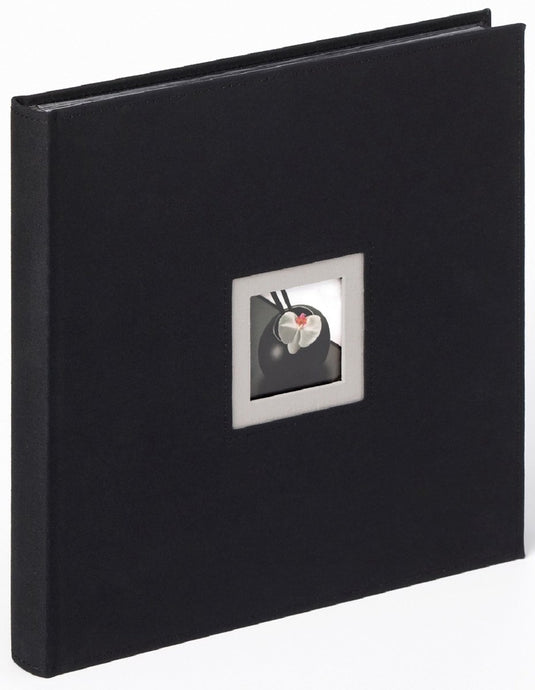 Walther fa-217-b black white - design album - formaat 30 x 30 cm - zwart