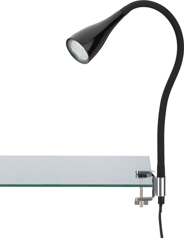 Briloner elasti - klemlamp - bedlamp - met snoer - met aan uit schakelaar - klemspot flexibele - warm wit 3000k - 3w - 250 lm - ip20