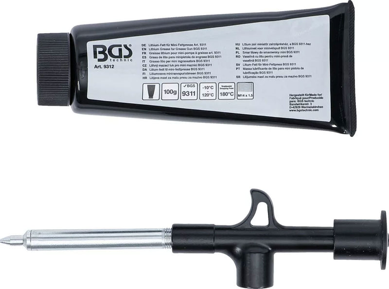Load image into Gallery viewer, Bgs technic mini grease gun with lithium grease 100 g tube
