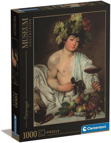 Clementoni - puzzel - 1000 stukjes - caravaggio bacchus - puzzel voor volwassenen